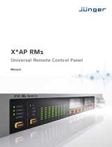 Junger Audio X*AP RM1 User manual