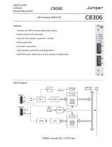 Junger Audio C8306 User manual