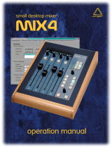 Junger Audio MIX4 User manual