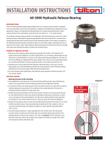 Tilton 30XX Hydraulic Release Bearing Installation guide