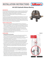 Tilton 32XX Hydraulic Release Bearing Installation guide