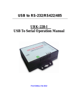 Sunbox URK-228I User manual