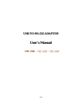 Sunbox USC-232F User manual