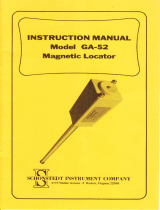 SCHONSTEDT GA-52 Owner's manual