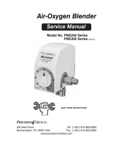 Precision Medical Air-Oxygen Blender User manual