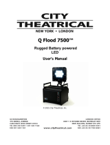 City Theatrical Legacy 7500 Q Flood User manual