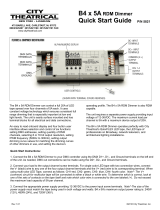 City TheatricalLegacy 5821 B4 x 5A RDM Dimmer