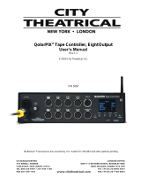City Theatrical 5850 QolorPIX Tape Controller User manual