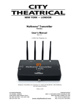 City Theatrical 5911 Multiverse Transmitter 2.4GHz User manual