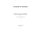 Fisher & Paykel FISHER PAYKEL CG752DLPGB1 75cm Gas on Glass Cooktop LPG User guide