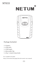 NETUM E800 Bluetooth 2D Barcode Scanner User manual