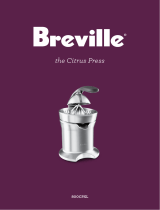 Breville 800CPXL Citrus Press Pro Juicer User manual