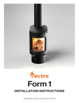 Nectre Form 1 Premium Capsule Wood Heater User manual