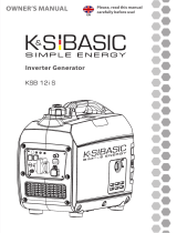 KONNER SOHNEN KSB 12i S Inverter Generator Owner's manual