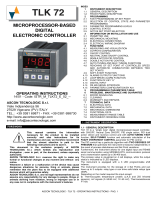 Ascon tecnologic TLK72 Owner's manual