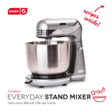 DASH D DCSM250 Every Day Stand Mixer User manual