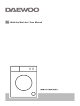 Daewoo WM510T0WU0ES Washing Machine User manual