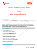 Anjielo Smart 6.8-inch Central Control Panel Owner's manual