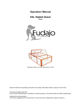 Fudajo 60273 XXL Rabbit Hutch User manual