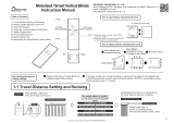 Bintronic BT-073 Smart Vertical Blinds User manual