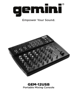 Gemini GEM-12USB User manual