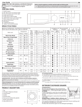 Hotpoint NDB 11724 W UK 11 kg Washer Dryer User guide