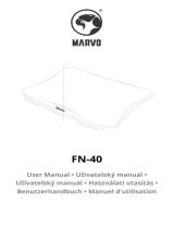 Marvo FN-40 Laptop Cooling Stand User manual