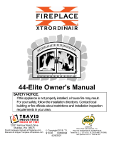 Fireplace 44-Elite Wood Owner's manual