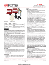 Potter PCMPK Corrosion Monitoring Probe Kit User manual