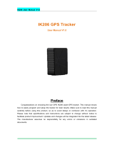 ICAR IK206 GPS Tracker User manual