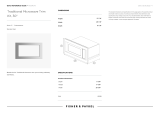 Fisherpaykel TK30MOX1 Traditional Microwave Trim Kit Operating instructions