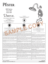 Pfister Virtue 808-VTKK Specification and Owner Manual