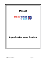 HeatPumps4Pools Pro-Line Aqua Heater Water Heaters User manual