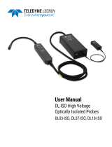 LeCroy DL-ISO High Voltage Optically Isolated User manual