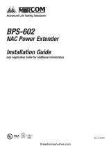Mircom BPS-602 NAC Power Extender Installation guide