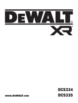 DeWalt DCS335 User manual