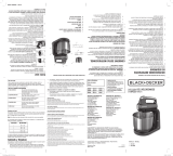 Black and Decker Appliances 250 Watts Mixer User guide
