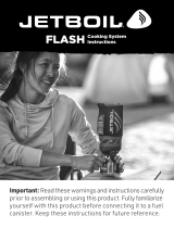 Jetboil FLASH Cooking System Operating instructions