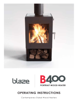 Blaze B400 Portrait Wood Heater User manual
