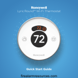 Honeywell RCH9310 Lyric Round WiFi Thermostat User guide