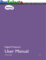 BenQ LU9750 Digital Projector User manual