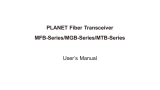 Planet MGB-2G Transceiver User manual