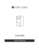 COMO AUDIO Blu Streaming Stereo System Owner's manual