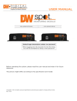 Digital Watchdog Digital Watchdog DW HD Spot Monitor Module 16CH User manual