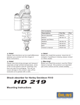 Ohlins HD219 Mounting Instruction