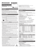 Oriental motor 2IK6A-UA Operating instructions