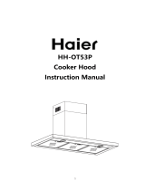 Haier HH-OT53P Cooker Hood User manual