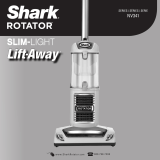 Shark NV341 Series Rotator Slim-Light Lift-Away Vacuum User manual