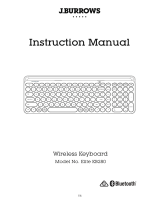 J.Burrows Elite KB280 Wireless Keyboard User manual