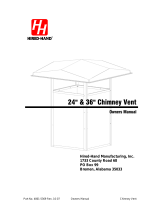 Cumberland 24" and 36" Chimney Vent Owner's manual